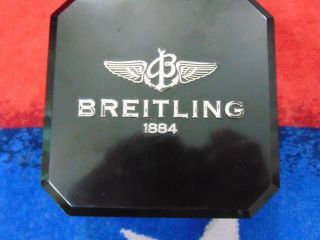 Vintage Breitling 1884 Bakelite Watch Presentation Box Case Empty Made In France