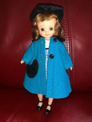 Vintage 8 " American Character Betsy Mccall Doll Outfit Coat Shoes Hat
