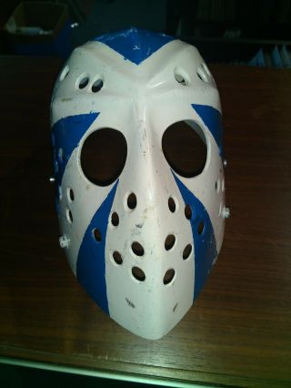 Vintage Jacques Plante Jr Size Hockey Goalie Mask