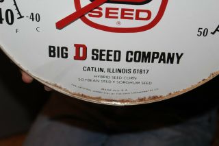 Vintage 1960 ' s Big D Seeds Seed Corn Farm 12 