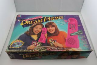 Vintage Milton Bradley Electronic Dream Phone Board Game - Phone