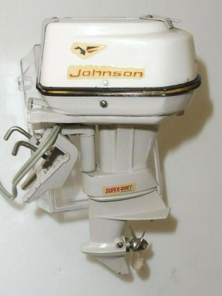 RARE 1960 ' s K&O FLEET LINE JOHNSON 75 HP TOY BOAT OUTBOARD MOTOR PERFECTLY 3