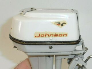 RARE 1960 ' s K&O FLEET LINE JOHNSON 75 HP TOY BOAT OUTBOARD MOTOR PERFECTLY 9