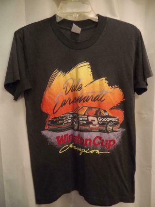 Vtg Dale Earnhardt 1988 Intimidator Tour Black Ss Adult (m) T - Shirt Nascar