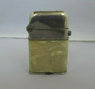 VINTAGE 1920 THORENS SWISS MADE CLAW LIGHTER NICKEL & MOTHER OF PEARL 3