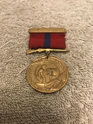 Vintage Ww Ii Wwii U.  S.  Marine Corps Good Conduct Military Medal Authentic