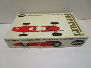 Vintage Cox 1/24 Scale Formula 1 Slot Car Kit