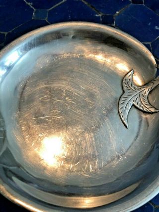 Sanborn Sterling Silver Handwrought Plate/Mexico Sterling 178.  6g 4