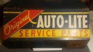 Vintage Auto - Lite Service Parts Gas And Oil Dealer Countertop Display