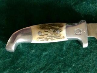 1962 - 83 R.  H.  RUANA 12B Knife Stamped M with Looped Sheath - Rare 4