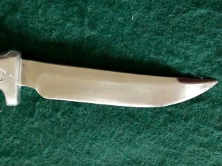 1962 - 83 R.  H.  RUANA 12B Knife Stamped M with Looped Sheath - Rare 8