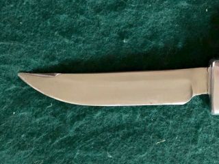 1962 - 83 R.  H.  RUANA 12B Knife Stamped M with Looped Sheath - Rare 9