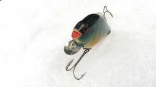 L@@K OLD VINTAGE HEDDON PUNKINSEED 740 BLUEGILL BELLY WEIGHT PAINT L@@K 5