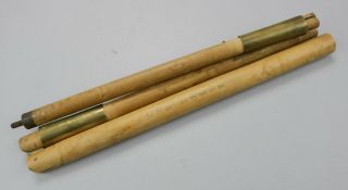 1941 Wwii Us Army Usmc Shelter Half Tent Pole • Early War Connected Brass
