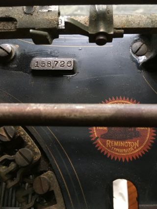 Antique Remington No 6 Typewriter 3