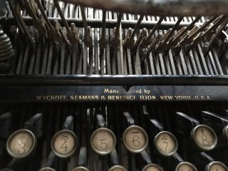 Antique Remington No 6 Typewriter 6