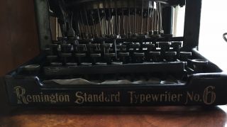 Antique Remington No 6 Typewriter 7