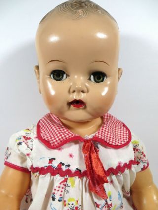 20 " Ideal Vintage Doll Betsy Wetsy In Red Outfit Crier