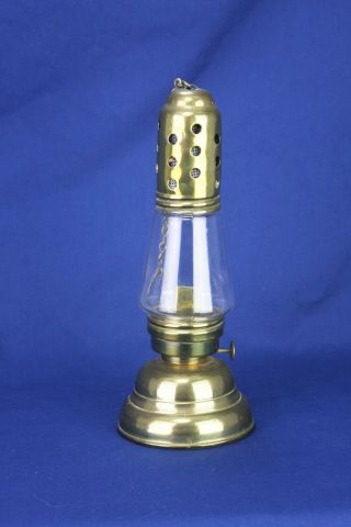 Antique Manhattan Brass Co.  Skaters Oil Lantern ca1880 2