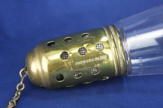 Antique Manhattan Brass Co.  Skaters Oil Lantern ca1880 6