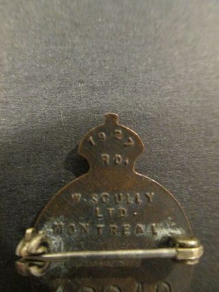 WW II Canadian Legion Pinback & Salvation Army War Worker Badge Pin 4