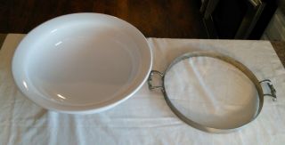 Vintage Match Cosi Tabellini White Bowl With Handles Made in Italy 3
