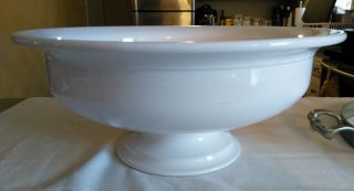 Vintage Match Cosi Tabellini White Bowl With Handles Made in Italy 6