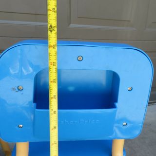 (2) Vintage Fisher Price Arts Crafts Table Replacement Blue Chair Set 1985 8
