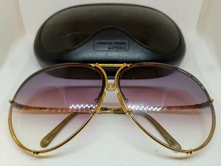 Vintage Porsche Design Carrera Sunglasses 5621 Gold - Large