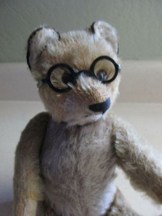 Ultra Rare Antique Schuco Fox W/ Glasses - Yes/no Example