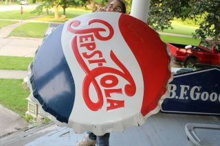 Large Vintage 1950 ' s Pepsi Cola Soda Pop Bottle Cap 38 