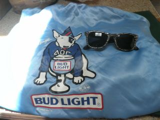 Vintage Bud Light Spuds Mackenzie Jacket And Sunglasses - - $70.  00 Or B/o