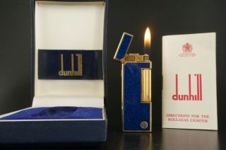 Dunhill Rollagas Lighter - Orings Vintage W/box 893