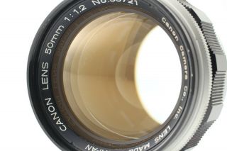 Rare,  Canon 50mm f1.  2 Lens for Leica L Screw Mount L39 LTM Japan 2