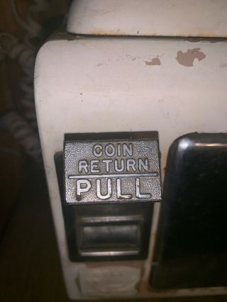 Vintage 1955 Western Electric Bell System Rotary Pay Phone 3 Coin Slot Automatic 6