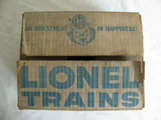 Vintage 1956 - 57 Lionel Trains 520 Boxcab Electric Freight Set " Box Only " 1542 Vg