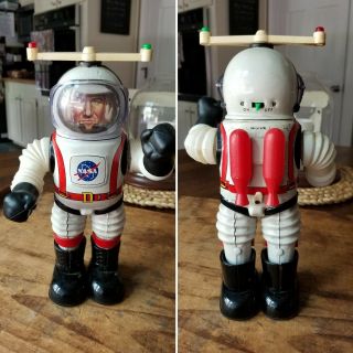 Vintage Marx Toys Colonel Hap Hazard Nasa Spaceman Robot Battery Operated Japan