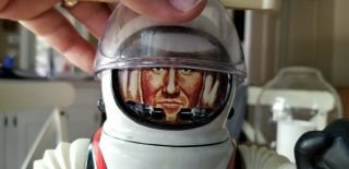 VINTAGE MARX TOYS COLONEL HAP HAZARD NASA SPACEMAN ROBOT BATTERY OPERATED JAPAN 4