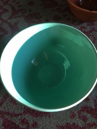Vintage Bauer Pottery Ringware Design Nesting Mixing Bowls Complete Set of 5 7