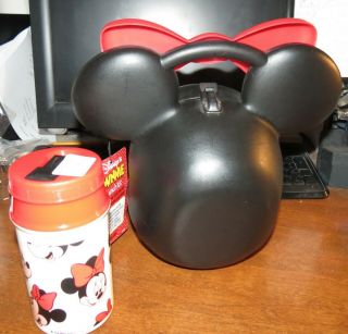 VTG Disney Aladdin Minnie Mouse Head Lunch Box w/Thermos - WITH TAG 2
