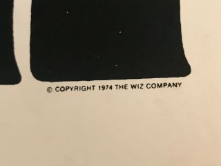 Vintage 1974 THE WIZ Theater POSTER by Artist MILTON GLASER 6