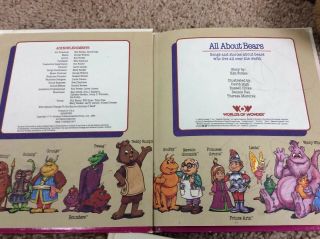Vintage 1984,  1985 Teddy Ruxbin Talking Bear,  9 Books And 9 Tapes,  Care Guide 7