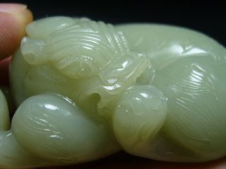 FINELY CARVED CHINESE Jade Statue - See Video a3 11