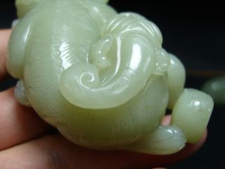 FINELY CARVED CHINESE Jade Statue - See Video a3 6