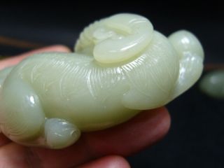 FINELY CARVED CHINESE Jade Statue - See Video a3 7
