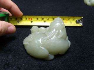 FINELY CARVED CHINESE Jade Statue - See Video a2 2