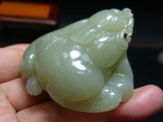 FINELY CARVED CHINESE Jade Statue - See Video a2 4