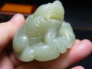 FINELY CARVED CHINESE Jade Statue - See Video a2 5
