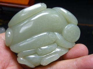 FINELY CARVED CHINESE Jade Statue - See Video a2 9
