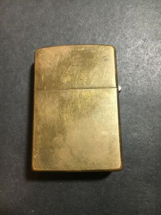 Vintage 1990 Brass Marlboro Zippo Lighter Longhorn Star (L VI) 2